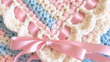 Tiramisu Blanket free crochet baby blanket pattern