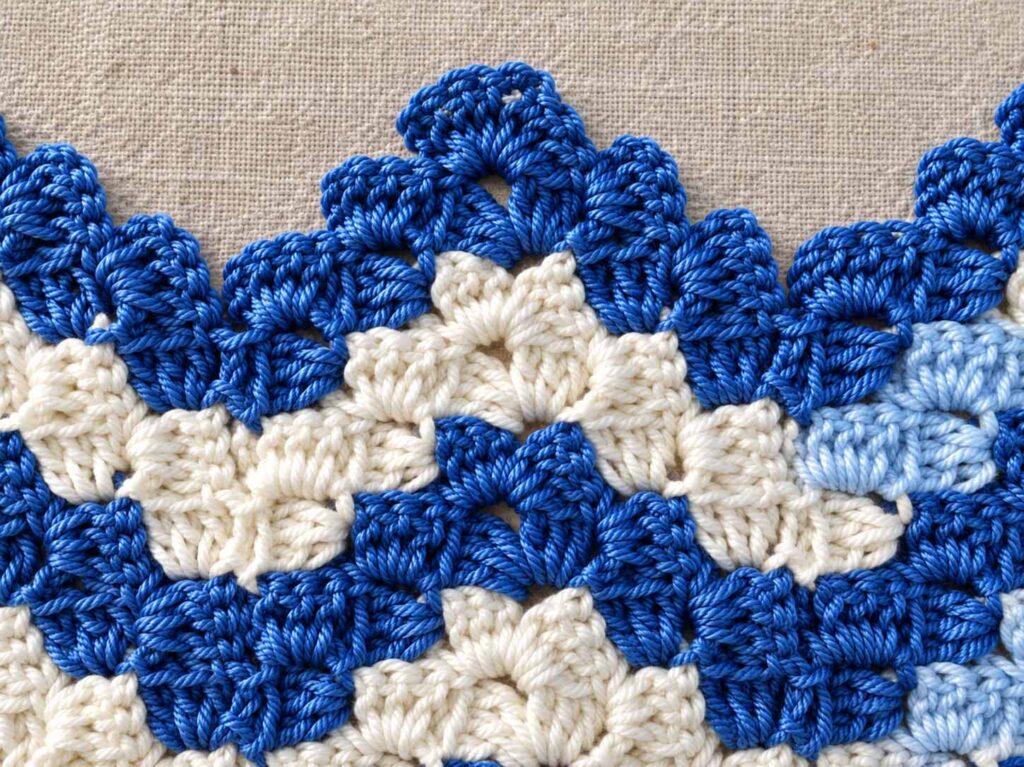 Vintage Rippling Blocks Pattern