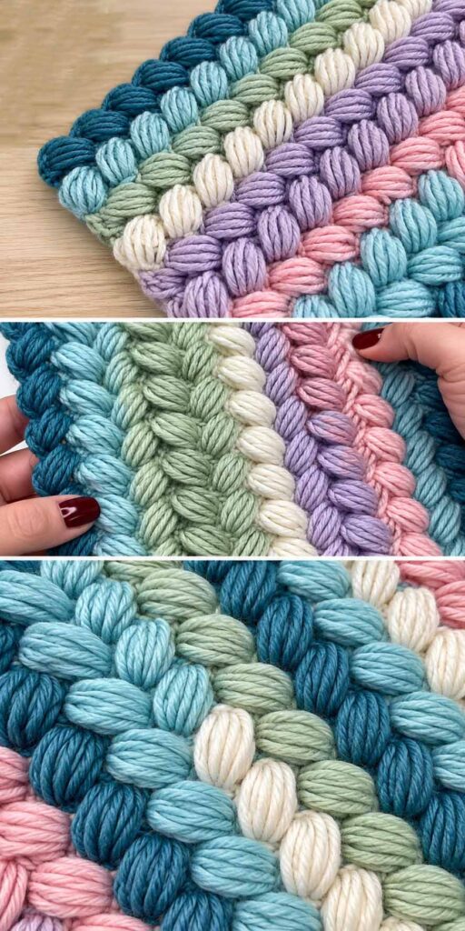 Zig Zag Puff Stitch