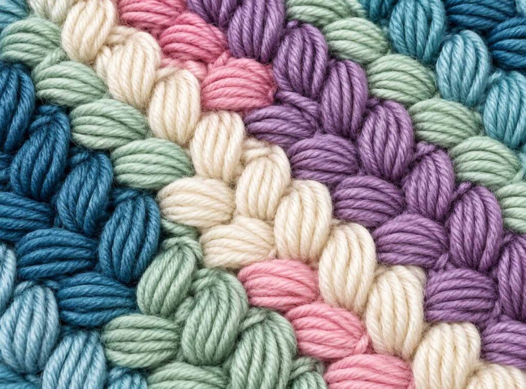 Zig Zag Puff Stitch