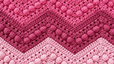 Crochet Hugs & Kisses Baby Blanket
