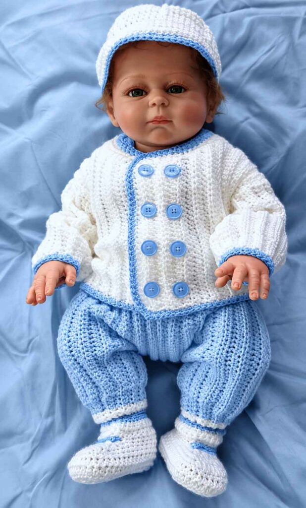 crochet baby boy outfit pattern