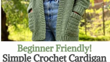 crochet cardigan for beginners