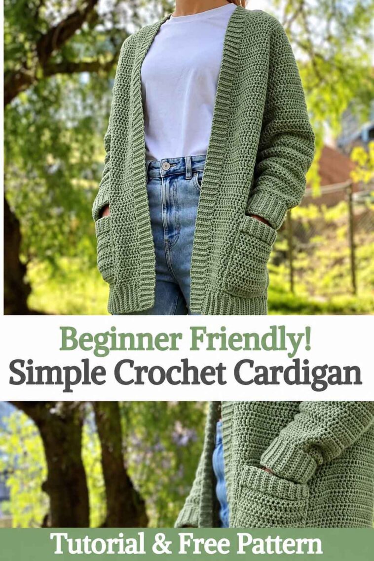 crochet cardigan for beginners