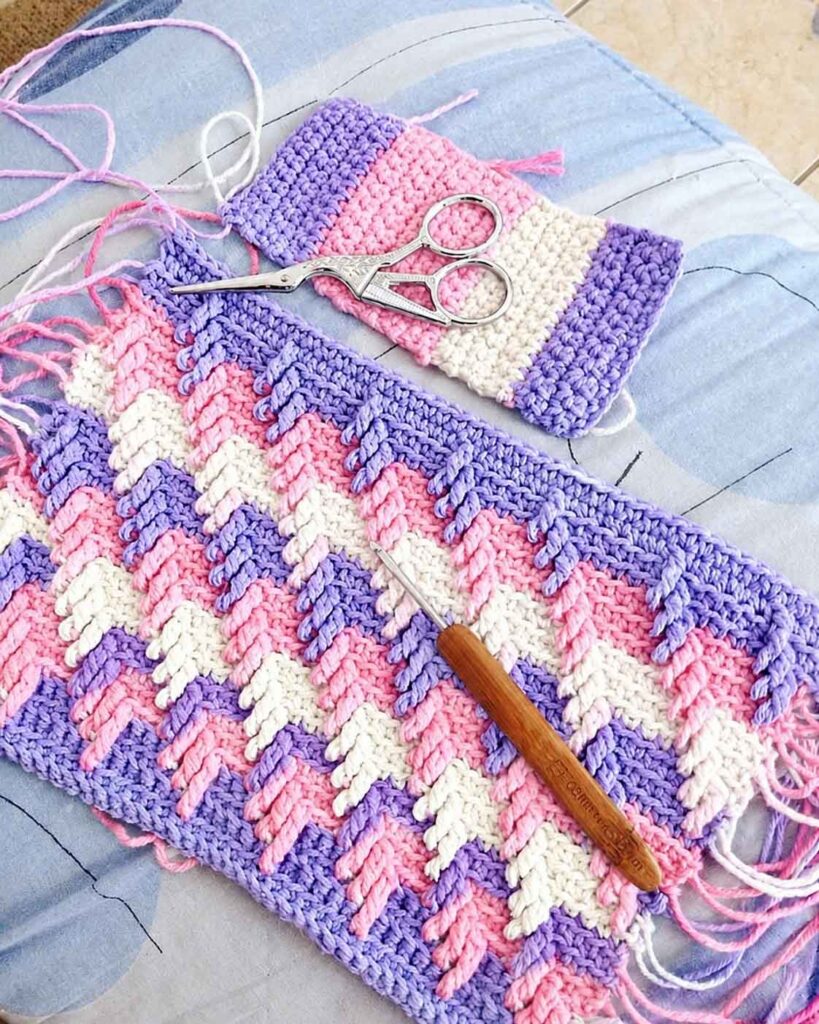 Apache Tears Crochet Stitch
