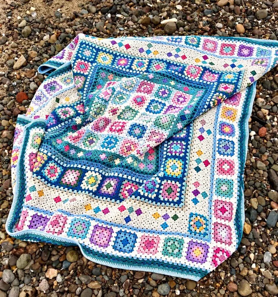 Beach Walk Blanket Crochet Pattern