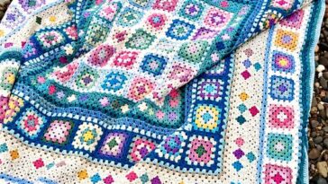 Beach Walk Blanket Crochet Pattern