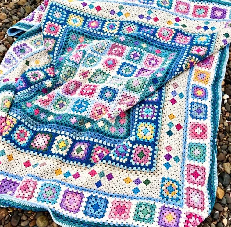 Beach Walk Blanket Crochet Pattern