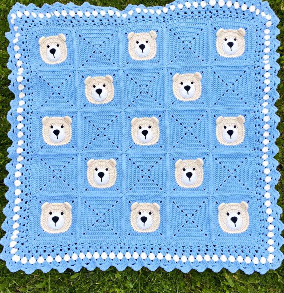 Bear Blanket Crochet Pattern