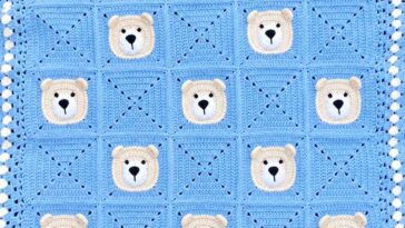Bear Blanket Crochet Pattern