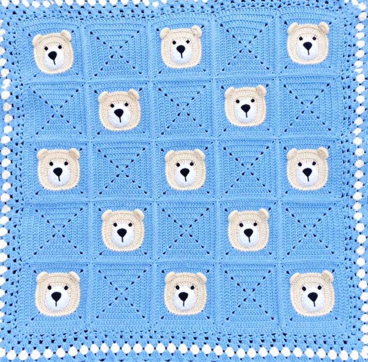 Bear Blanket Crochet Pattern