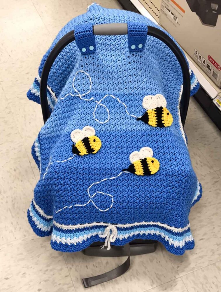 Crochet Car Seat Tent Pattern