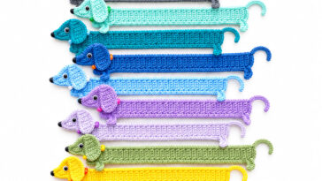 Crochet Dachshund Bookmark Pattern
