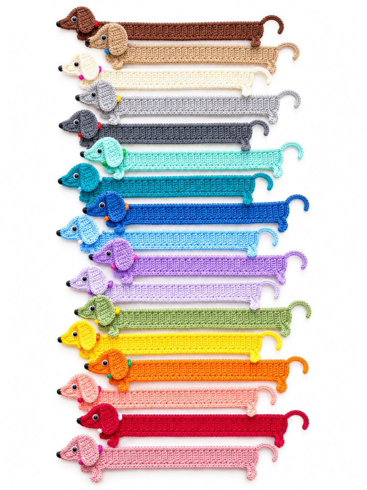 Crochet Dachshund Bookmark Pattern