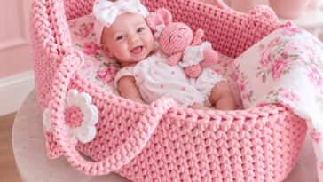Crochet Moses Basket Pattern