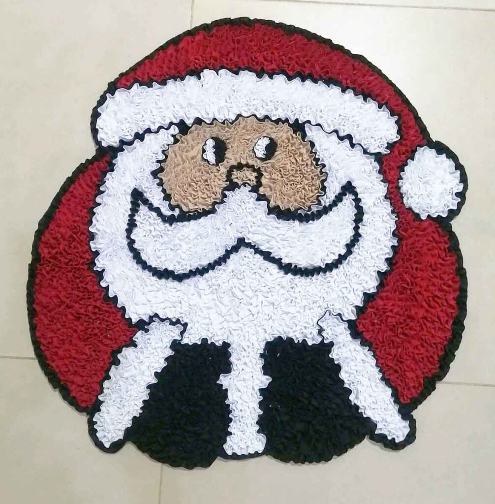 Crochet Santa Claus Rug Pattern