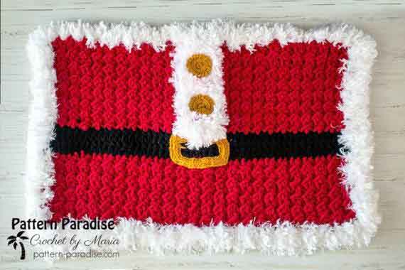 Crochet Santa Claus Rug Pattern