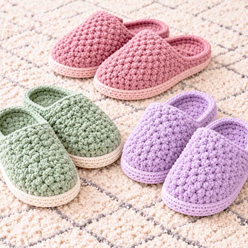 Crochet Slippers Pattern