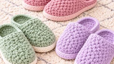 Crochet Slippers Pattern