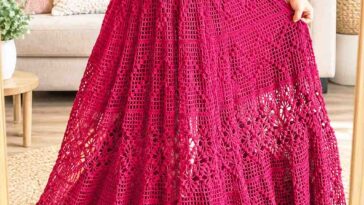 Mari Castro Crochet Long Dress