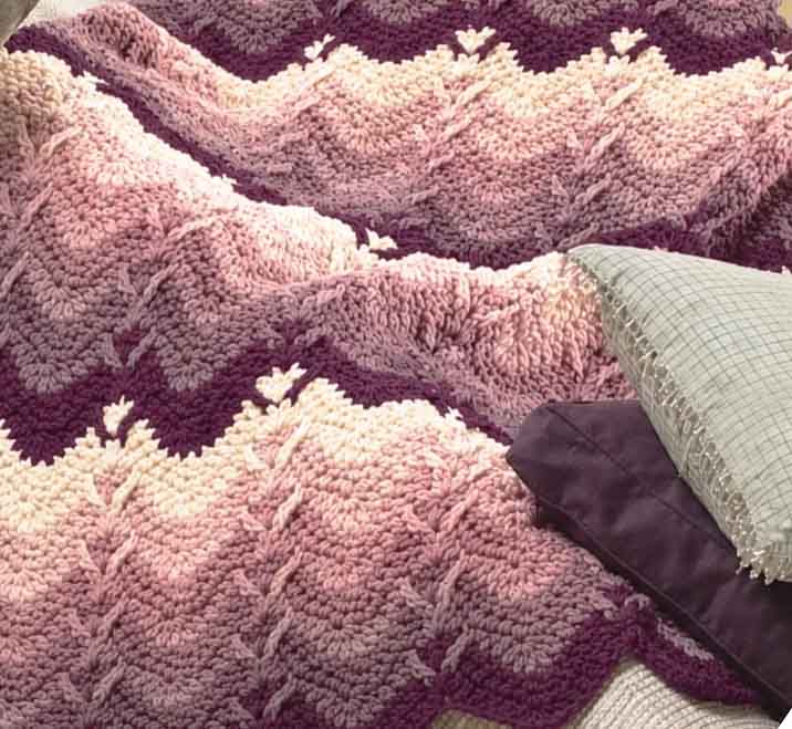 Mountain Forests Afghan Crochet Pattern