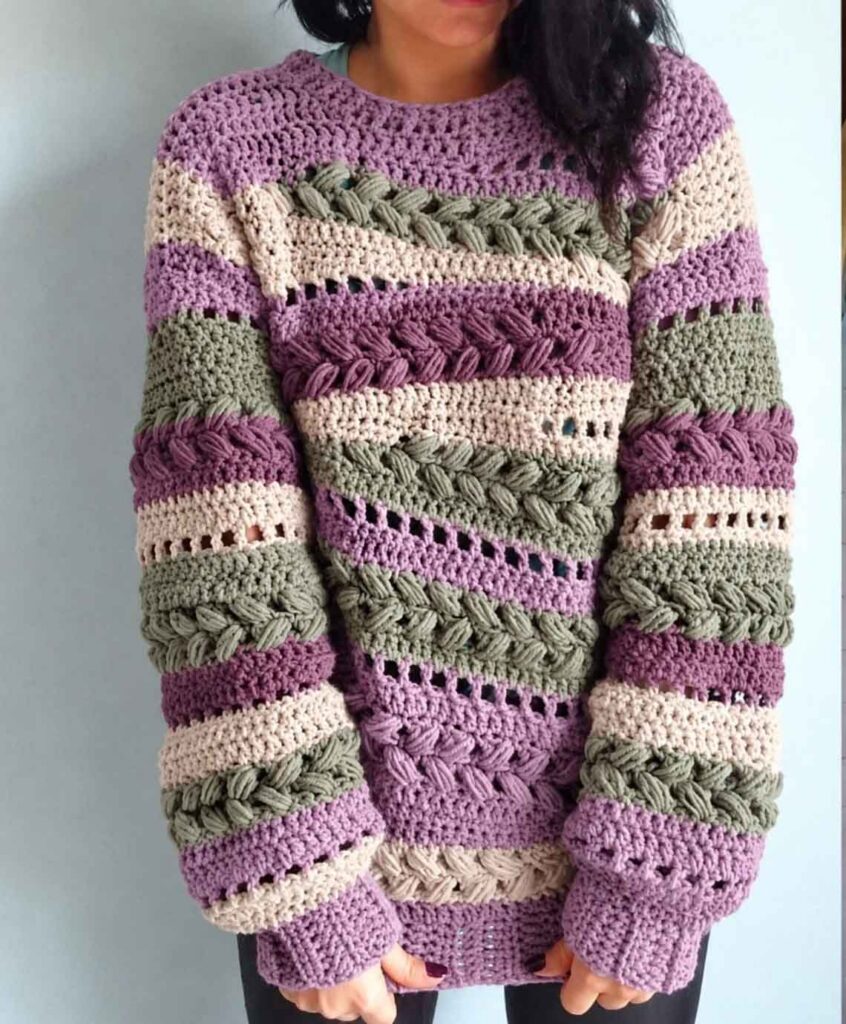 Sensum Sweater Crochet Pattern