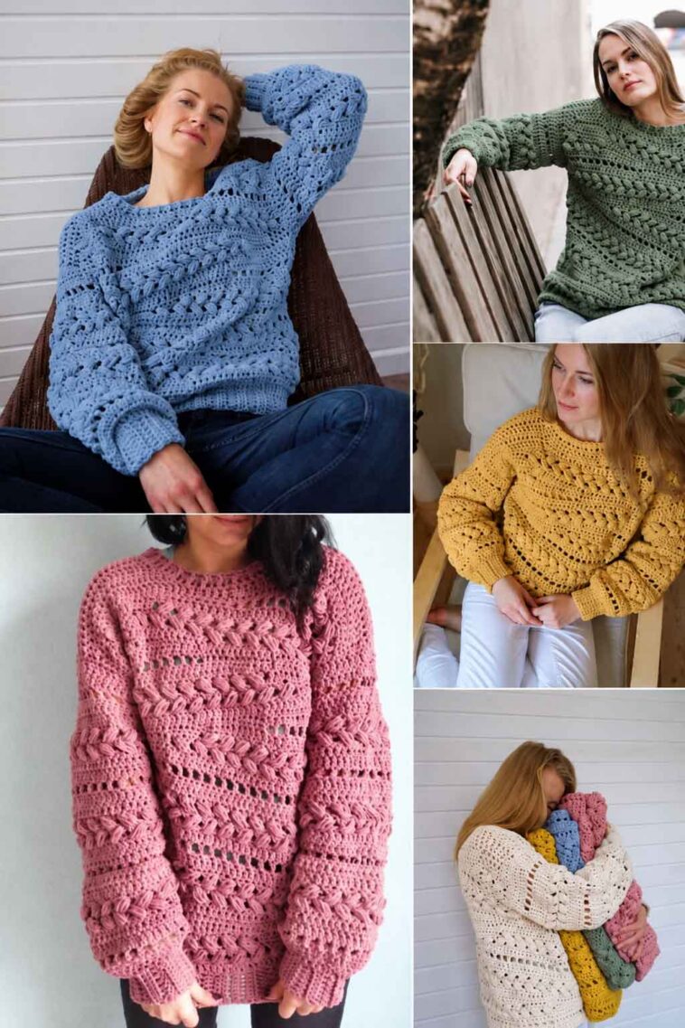 Sensum Sweater Crochet Pattern