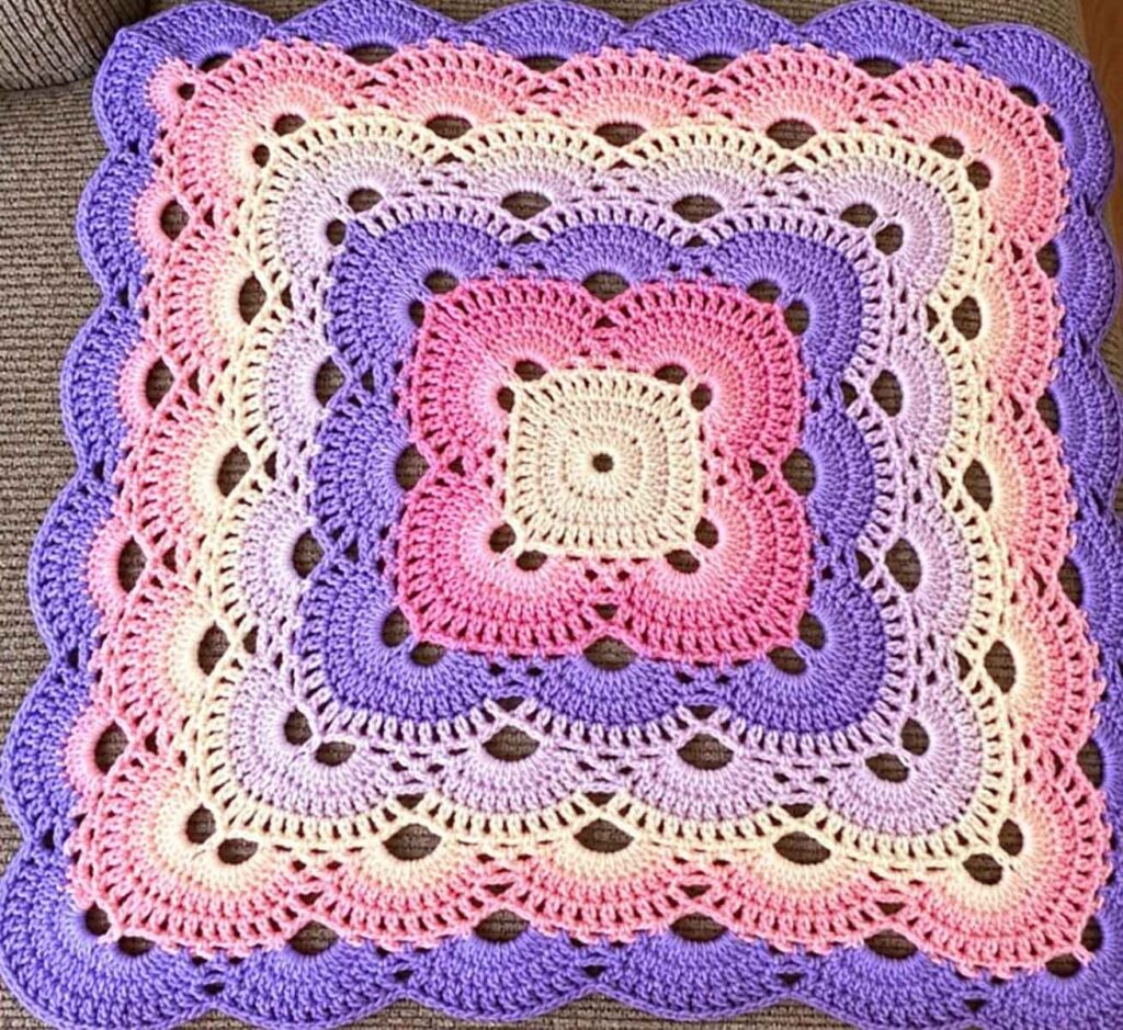 Virus Blanket Crochet Pattern